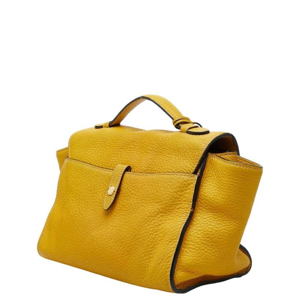PRADA Yellow Leather Shoulder Bag - Picture 2 of 11
